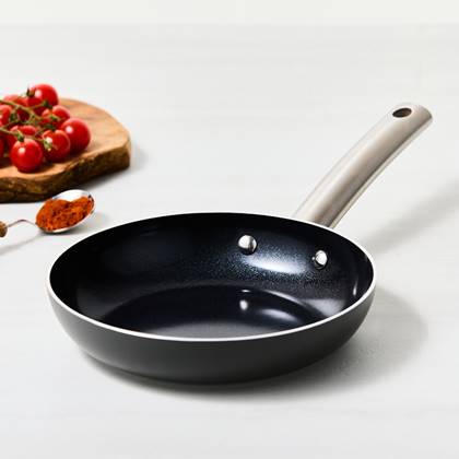 ISENVI Murray keramische koekenpan 20 CM - RVS greep Grijs