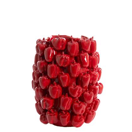 Light&living Vaas deco 35x33x47 cm BELLPEPPER keramiek glanzend Rood