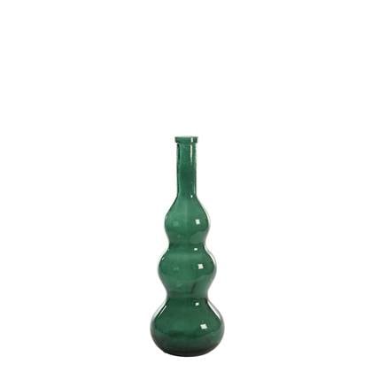 Light & Living Venerio vaas Ø26,5x75 cm - glas donker Groen