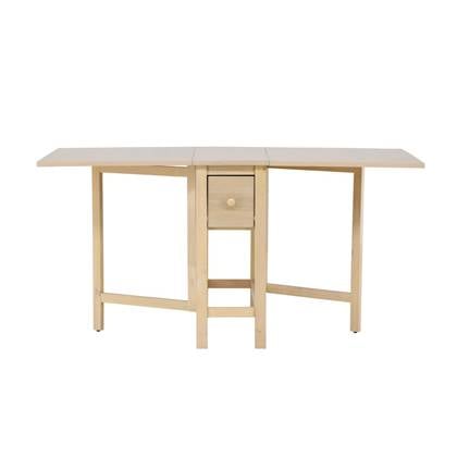 Svea - Azzurra uitklapbare eettafel - 80 x 150 cm - naturel Crème