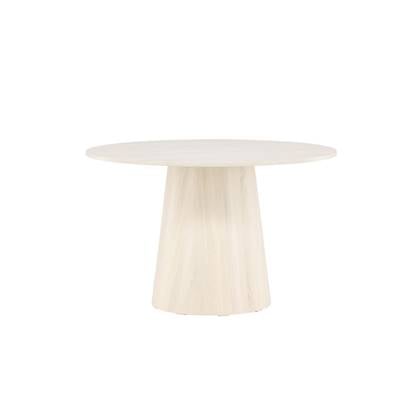 Svea - Kiro ronde eettafel - ø120 cm - whitewash Wit