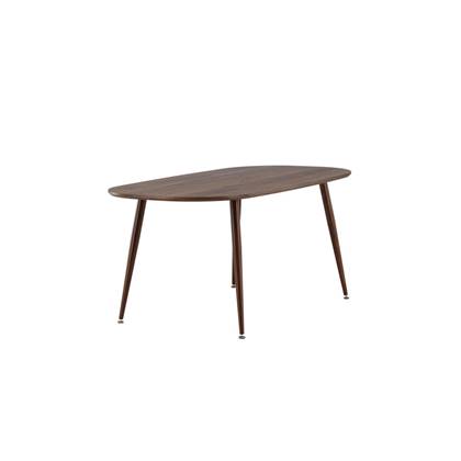 Svea - Viro deens ovale eettafel - 180 x 90 cm - donker Bruin