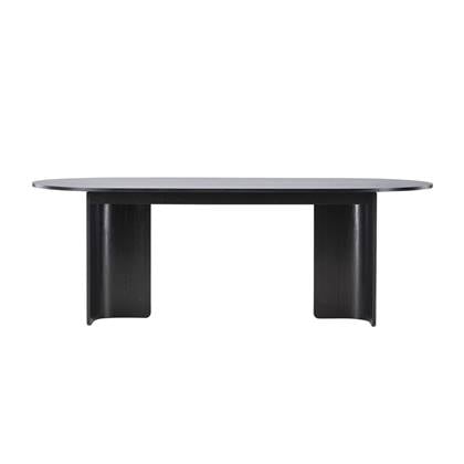 Svea - Tommaso ovale eettafel - 100 x 220 cm - Zwart