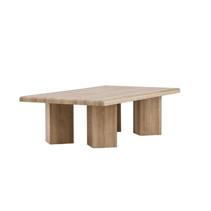 Svea - Enea salontafel - 80 x 140 cm - naturel Crème