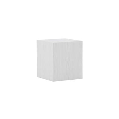 Svea - Clara salontafel mdf - 40 x 40 cm - whitewash Wit