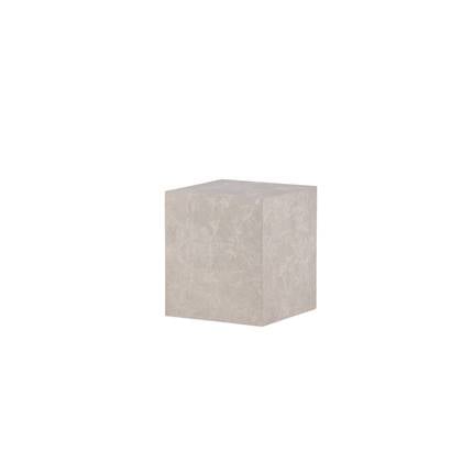 Svea - Clara salontafel marmerlook - 40 x 40 cm - beige Taupe