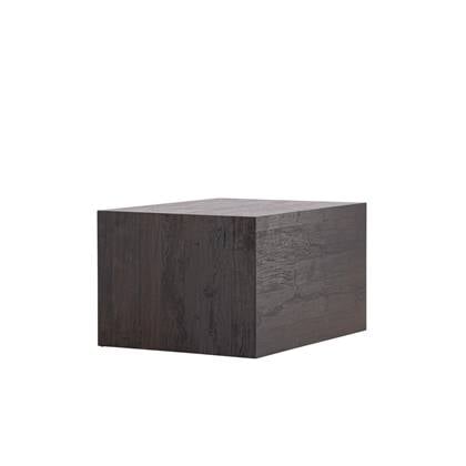 Svea - Clara salontafel mdf - 80 x 60 cm - mokka Bruin