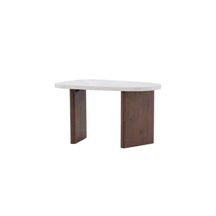 Svea - Vincenzo organische salontafel - 45 x 70 cm - mokka|betonlook