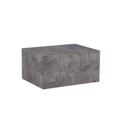 Svea - Clara salontafel marmerlook - 80 x 60 cm - donker Grijs