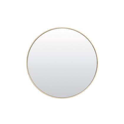 Light & Living Light&living Spiegel Ø96 cm ESPEJO glas helder+crème Beige