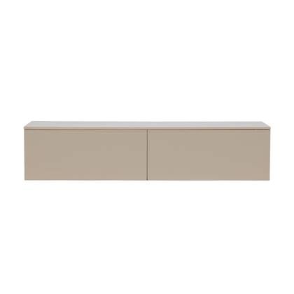 Svea - Santo zwevend TV-meubel - 160 cm - beige Taupe