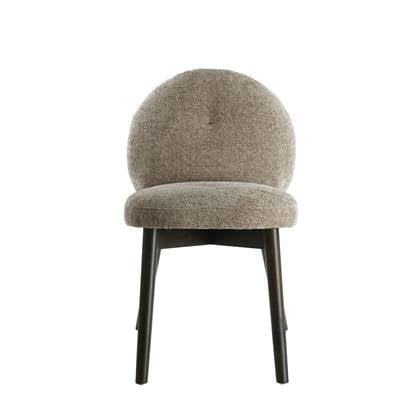 Light&living Eetkamerstoel 59x50x83 cm SINOSA beige+hout donker Bruin