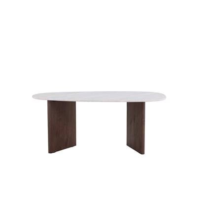 Svea - Movo organische eettafel - 180 x 90 cm - betonlook Grijs