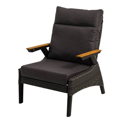 Lesli Living Loungestoel Florence Forte - Zwart