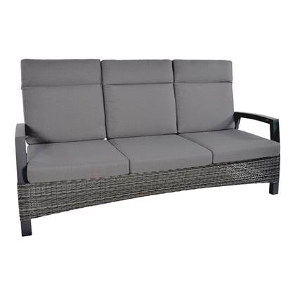 Lesli Living Loungebank Prato Forte - antraciet Grijs