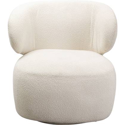 Kare Design Elite Draaifauteuil creme Beige