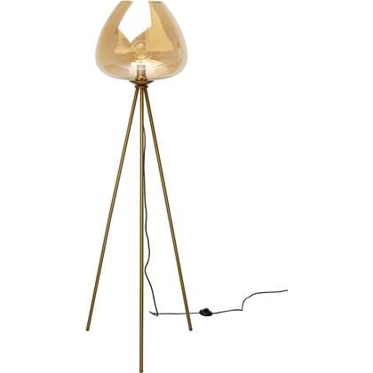 Kare Design Sphere Vloerlamp 146cm amber Goud