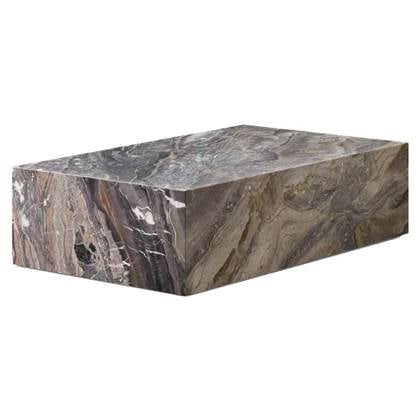 Audo Copenhagen Plinth Low salontafel 60x100 Grey Galaxy Grijs