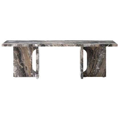 Audo Copenhagen Androgyne salontafel 120x45 Grey Galaxy Grijs