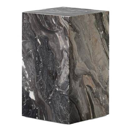 Audo Copenhagen Plinth Tall bijzettafel 30x30 Grey Galaxy Grijs