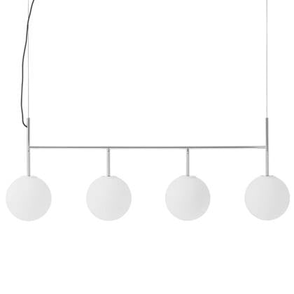 Audo Copenhagen TR Bulb Suspension hanglamp Polished Steel Grijs