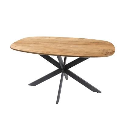 Giga Meubel - Eettafel Acaciahout - 150x90x77cm - Arhus Bruin
