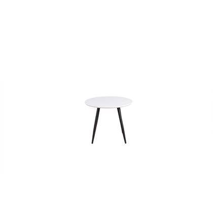 Fjôrd - Kindertafel Wit|Zwart 60cm - MDF - Plaza