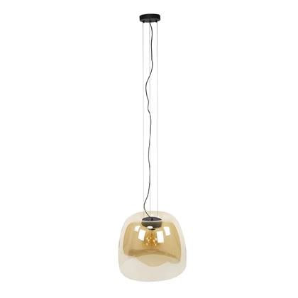 Giga Meubel - Hanglamp Amber Glas - 48x48x150cm - Drift