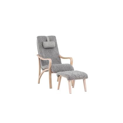 Fjôrd - Fauteuil Licht - Eiken Fineer - Fårö Grijs