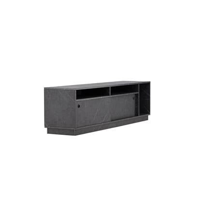 Fjôrd - Tv-meubel Zwart - Melamine - Girona