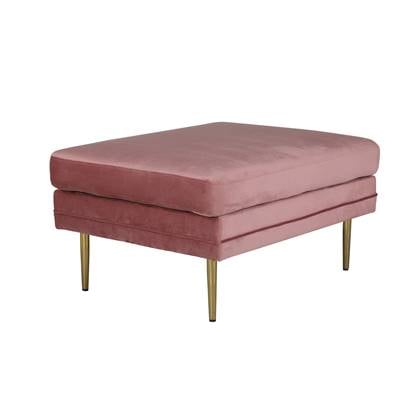Fjôrd - Poef Roze|Goud - Velvet - Boom