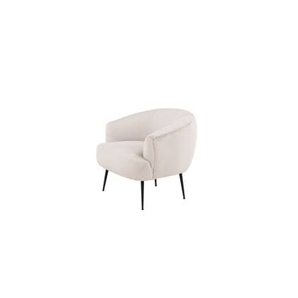Fjôrd - Fauteuil Beige - Ribstof - Derry