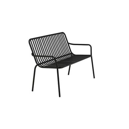 Venture Home Peking Banksofa 64 x 85 x 130 - Zwart