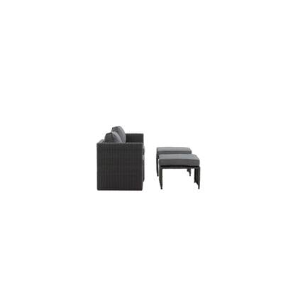 Venture Home Quad Loungeset - Zwart