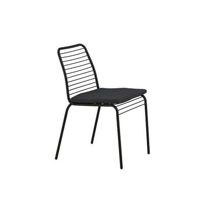 Venture Home Panjin Eetkamerstoel 60 x 80 x 50 - Zwart - 2-pack