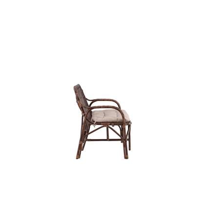 Venture Home Nella 2-zitsbank 62 x 93 x 129 - Donker Walnoot Bruin