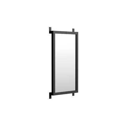 Fjôrd - Kleine Spiegel Zwart - 35,5x8x72,5cm - Nimes