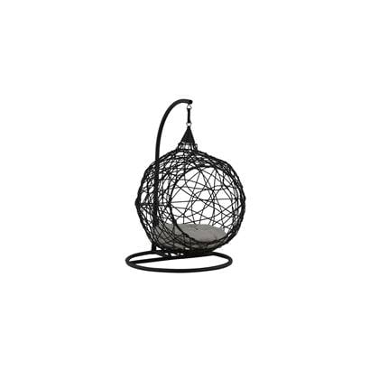 Fjôrd - Huisdieren Hangstoel Zwart|Grijs - Wicker - Lexi