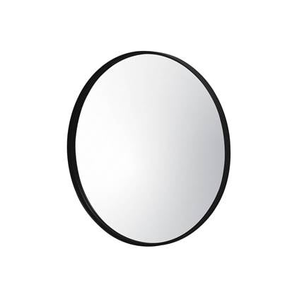 sweeek - Ronde metalen spiegel Ø60cm Zwart