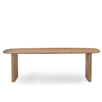 Giga Meubel - Eettafel Deens Ovaal - Naturel - 240cm - Gin Bruin