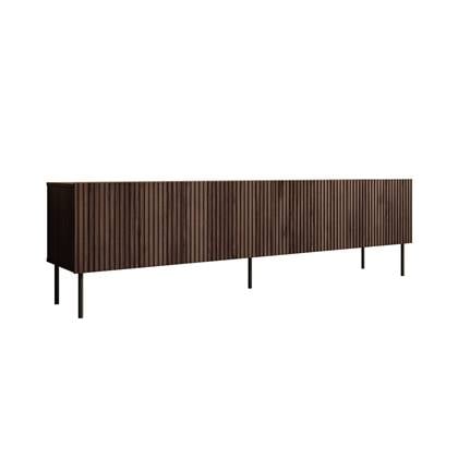 Meubella TV-Meubel Tartagal - Donkerbruin eiken - 200 cm