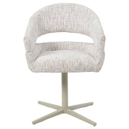 DÉJA Living - Eetkamerstoel Greige Draaibaar - Milou - Set van 2 Beige