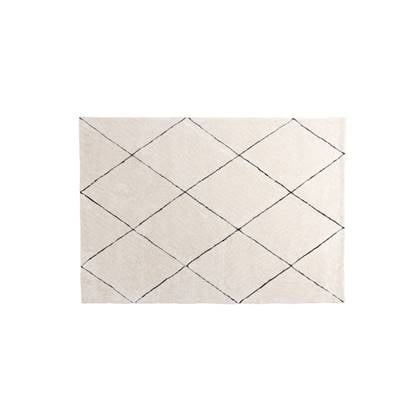Fjôrd - Vloerkleed Zwart - 230x160cm - Patrik