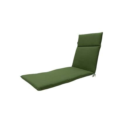 Madison - Ligbedkussen Moss green canvas eco+ - Ca. 190x60 cm Groen