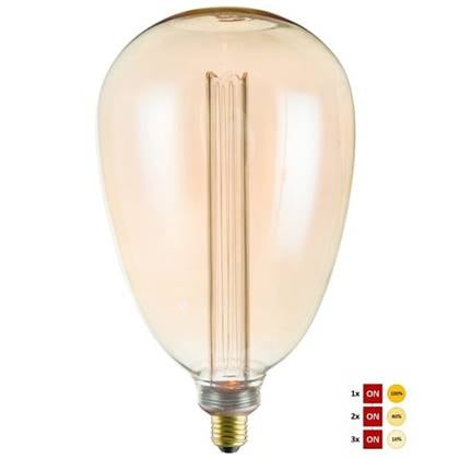 Freelight Freelight Led Lamp Gold 17 x 30cm 4.3 Watt incl. Dimmer Goud