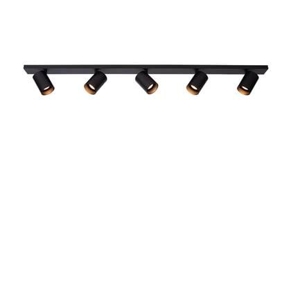Atmooz Plafondlamp Nuo 5 - Zwart Metaal - Opbouw Plafondspot
