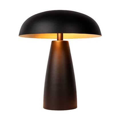 Atmooz by Charrell Atmooz Tafellamp Delilah - Zwart & Goud - Ø 25 cm - Metaal - Dimbaar