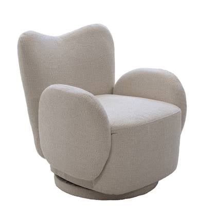 DÉJA Living - Draaifauteuil Beige - 76x78x80cm - Lola