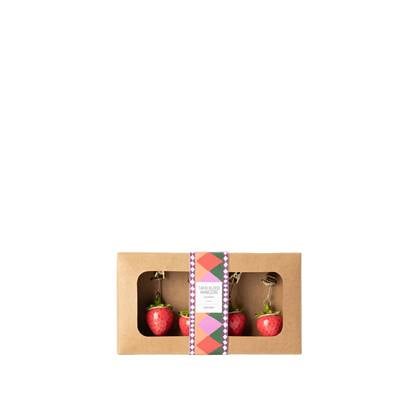 Sissy-Boy Tafelkleedgewichtjes met clip en aardbei Roze