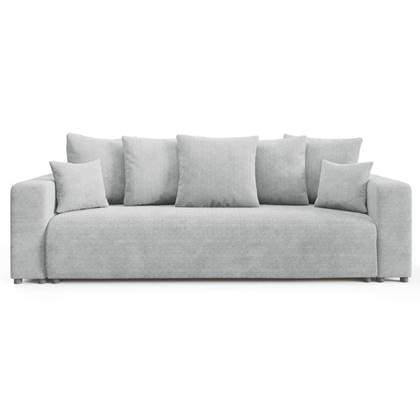 NADUVI Collection Slaapbank Laurel chenille met opbergruimte Grijs